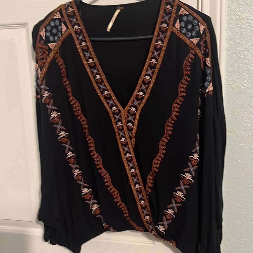 Free Prople embroidered top size small